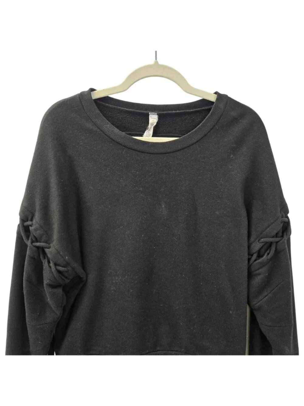 ALO Yoga Braided Accent Crewneck Sweatshirt Size Medium
